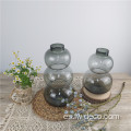 Gray Tripled Bubble Glass Vase Bubble Broste